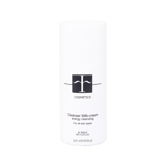 تصویر  اف کازمتیک شیر پاک کن انواع پوست Cleanser Milk Cream Energy Cleansing  500ml