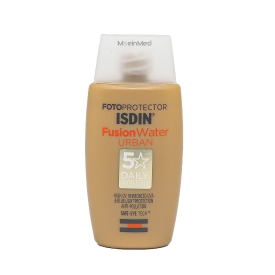 تصویر  هوم کر  ایزدین کرم ضد آفتاب فیوژن واتر اوربان Fusion Water Urban Safe Eye Tech 50ml