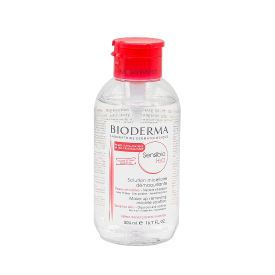 تصویر  هوم کر  بایودرما میسلار واتر  پوست حساس Sensibio Make-up Removing 500ml