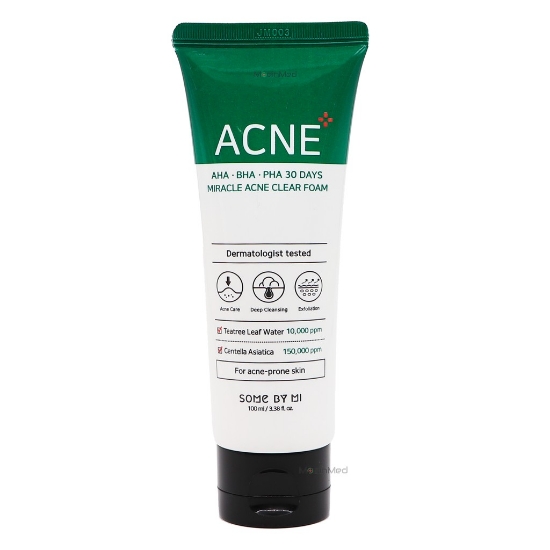 تصویر  هوم کر  سام بای می کرم لایه بردار و ضدجوش 30روزه میراکل (سبز) AHA,BHA,PHA 30Days Miracle Cream 60gr