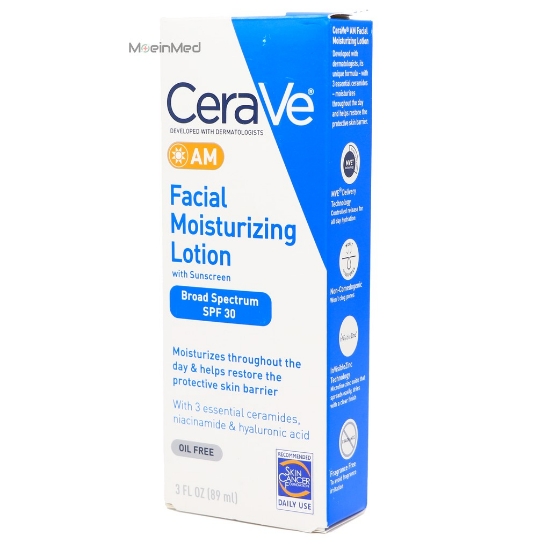 تصویر  هوم کر  سراوی لوسیون مرطوب کننده روز حاوی ضدآفتاب Facial Moisturizing Lotion With Sunscreen SPF30 89ml