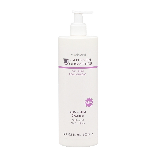 تصویر  یانسن  پاک کننده پوست چرب حاوی  AHA+BHA Cleanser  500ml