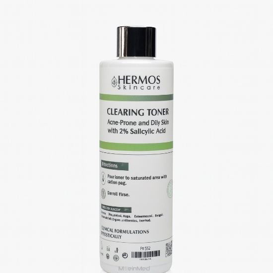 تصویر  هرموس تونر سالسیلیک اسید Clearing Toner With 2% Salicylic Acid  350ml