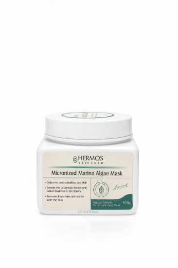 تصویر  هرموس ماسک جلبک خرد شده دریایی Micronized Marine Algae Mask  150g