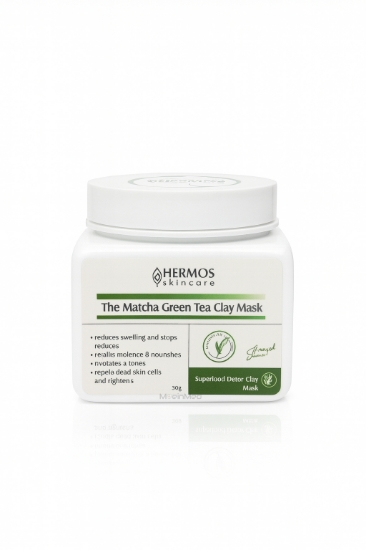 تصویر  هرموس ماسک خاک رس چای سبز The Matcha Green Tea Clay Mask  300g