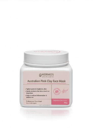 تصویر  هرموس ماسک خاک رس صورتی Australian Pink Clay Face Mask  300g