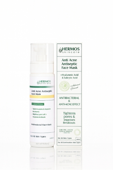 تصویر  هرموس ماسک ژل کرم آنتی آکنه و ضد جوش Anti Acne & Anti Septic Mask  120ml