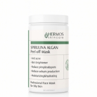 تصویر  هرموس ماسک لاتکسی جلبک اسپیرولینا Spinulina Algan Peel Off Mask  300g