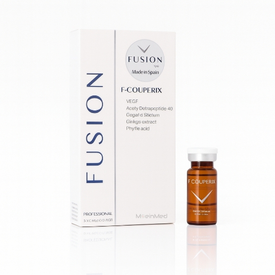 تصویر  فیوژن درمان قرمزی صورت ، رگهای عنکبوتی ، کوپروز و رزاسه F-Couperix Venostim  5ml