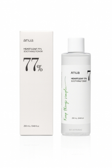 تصویر  هوم کر  آنوا تونر تسکين دهنده هارت ليف Heartleaf 77% Soothing Toner 250ml