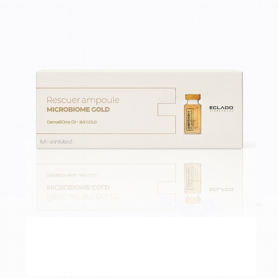 تصویر  اکلادو   آمپول گلد میکروبیوم از لاین رسکیونر  Rescuer Microbiome Gold Ampoule  (نجات بخش)