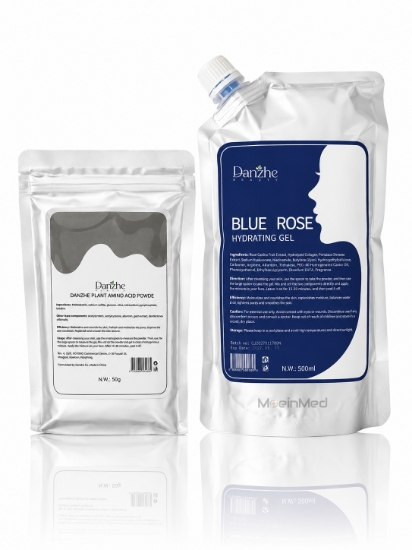 تصویر  دانژه ماسک دوفاز لاتکسی رزآبی Rose Blue Latex Two Phase Mask 500gr