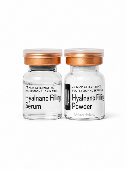 تصویر  زینا  کوکتل هیالنانوفیلینگ (پودر و سرم)  Hyalnano Filling Set 5gr