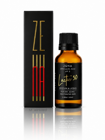 تصویر  زینا  لایه بردار لاکتیک اسید Zena Lactic 30 Peel 30ml