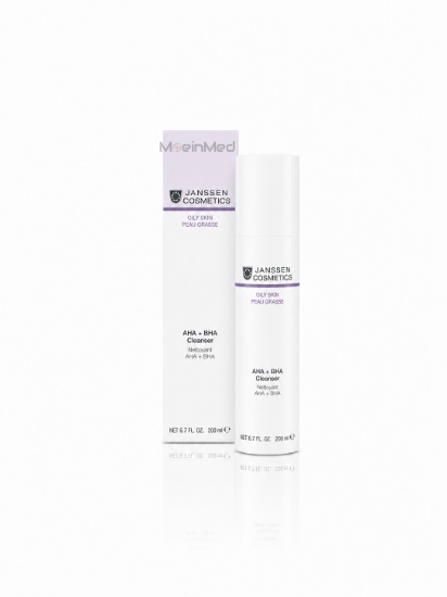 تصویر  یانسن پاک کننده پوست چرب حاوی AHA+BHA Cleanser  500ml