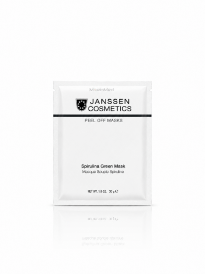 تصویر  یانسن ماسک پودری پوست ملتهب، حساس و شل Peel Off Spirulina Green Mask  30gr