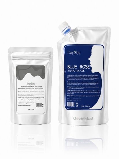 تصویر  دانژه ماسک دوفاز لاتکسی رزآبی Rose Blue Latex Two Phase Mask 500gr