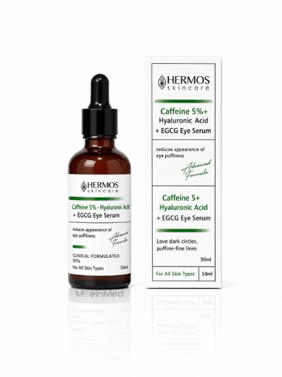 تصویر  هرموس سرم دور چشم کافئین Caffeine 5% + Hyaluronic Acid  50 ml