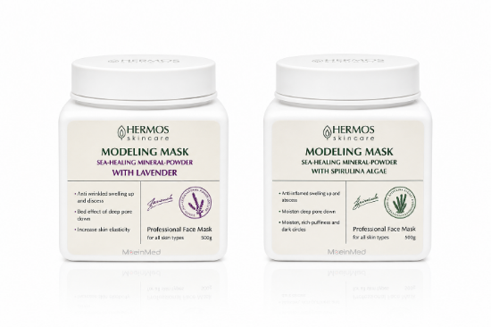 تصویر  هرموس مادلینگ ماسک قالبی لوندر Modeling Mask Lavander  500g
