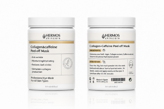 تصویر  هرموس ماسک کلاژن و کافئین دور چشم Collagen & Caffeine Peel Off Mask  300g