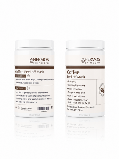 تصویر  هرموس ماسک لاتکسی قهوه Coffee Peel Off Mask  300g