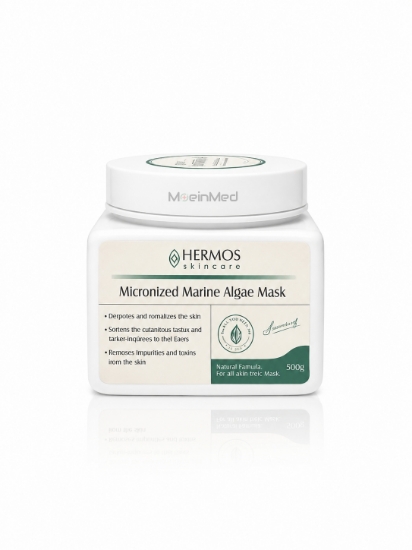 تصویر  هرموس ماسک جلبک خرد شده دریایی Micronized Marine Algae Mask  150g
