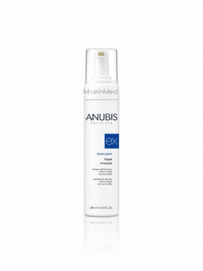 تصویر  آنوبیس فوم پاک کننده رطوبت رسان و آبرسان آکواموس Aqua Mousse  200ml