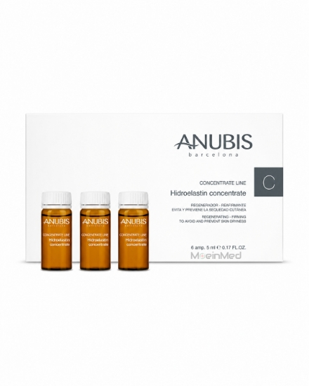 تصویر  آنوبیس کنسانتره رطوبت رسان و جوانساز هیدروالاستین Hidroelastin Concentrate  6amp5ml
