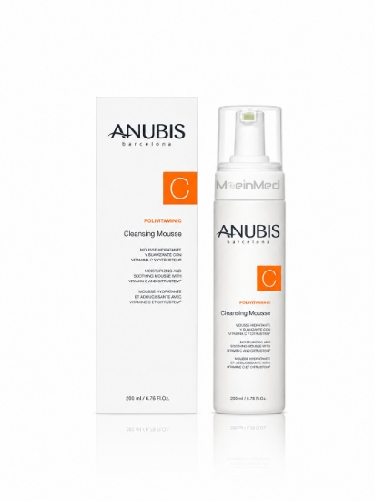 تصویر  آنوبیس موس شستشوی صورت پلی ویتامین (شوینده ویتامین سی) Cleansing Mousse 200ml