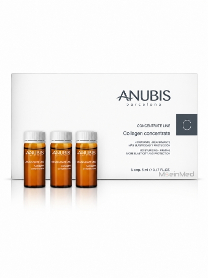 تصویر  آنوبیس کنسانتره جوانساز و آبرسان کلاژن ساز Collagen Concentrate  6amp5ml