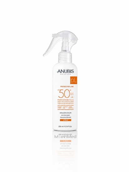 تصویر  آنوبیس ضد آفتاب Spf 50 + Sun emulsion Spray  200ml