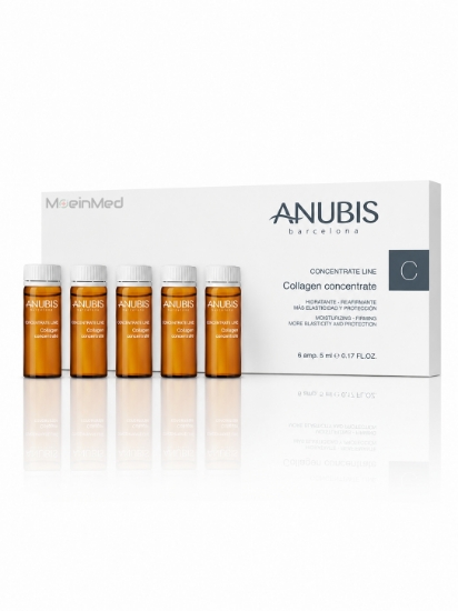 تصویر  آنوبیس کنسانتره جوانساز و آبرسان کلاژن ساز Collagen Concentrate  6amp5ml