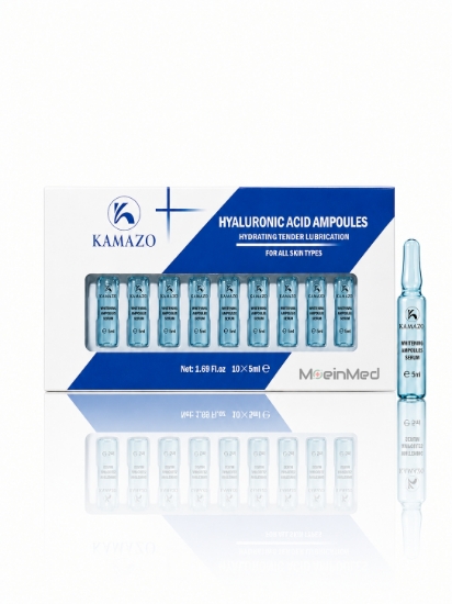 تصویر  کامازو آمپول هیالورونیک اسید Hyaluronic Acid Ampoules 10*5ml