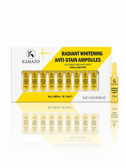 تصویر  کامازو آمپول رادیانس سفیدکننده و ضد لک Radiant Whitening Anti Stain Ampoules 10*5ml