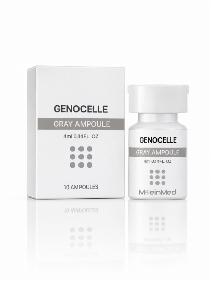تصویر  ژنوسل آمپول طوسی ،کنترل سبوم،بهبود بافت پوست و درمان کدری پوست Gray Ampoule  4ml