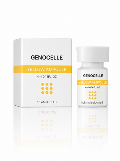 تصویر  ژنوسل آمپول زرد،روشن کننده وشفاف کننده پوست Yellow Ampoule  4ml