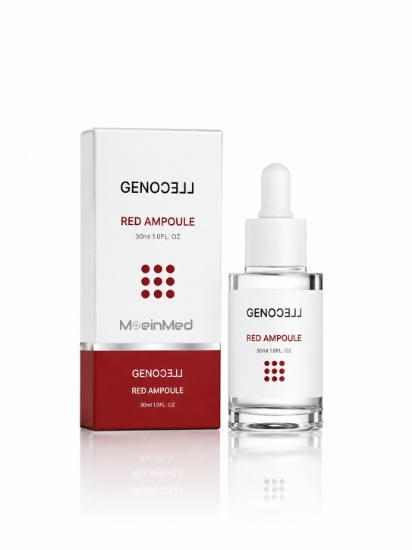 تصویر  ژنوسل سرم قرمزترمیم کننده و جوانساز Red Serum  30ml