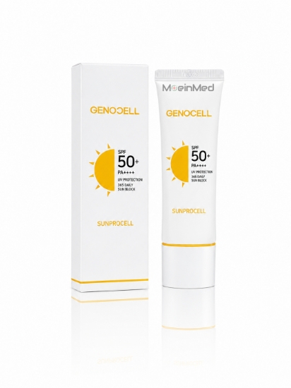 تصویر  ژنوسل ضدآفتاب،پیش گیری ازلک،التهاب و آسیب نوری Sun Pro Cell +50sfe  40ml