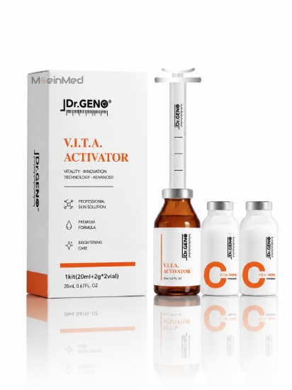 تصویر  دکترژنو کیت درمانی کابین روشن کننده و ویتامین سی V.I.T.A Toning Kit  1kit