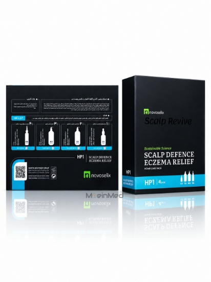 تصویر  نووسليکس پک کنترل اگزما، التهاب و خارش پوست سر Scalp Defence Eczema Relief HP1 4pcs