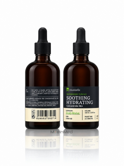 تصویر  نووسليکس کنسانتره کامیکت آبرسان و تسکین دهنده اسکالپ Soothing Hydrating Concentrate CX2 100ml