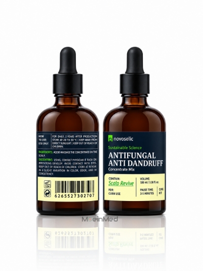 تصویر  نووسليکس کنسانتره کامیکت ضدقارچ و ضدشوره اسکالپ Antifungal Anti Dandruff Concentrate CX3 100ml