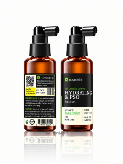 تصویر  نووسليکس محلول آبرسان و پسوریازیس اسکالپ Hydrating & PSO Solution H2 120ml