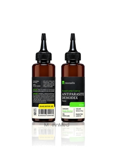 تصویر  نووسليکس تونیک دمودکس و انگل Antiparasite & Demodex Tonic H8 120ml