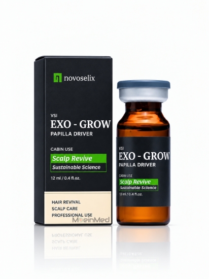 تصویر  نووسليکس اگزوزوم محرک رشدمو و ضدریزش EXO Grow Papilla Driver Vial VS1 12ml