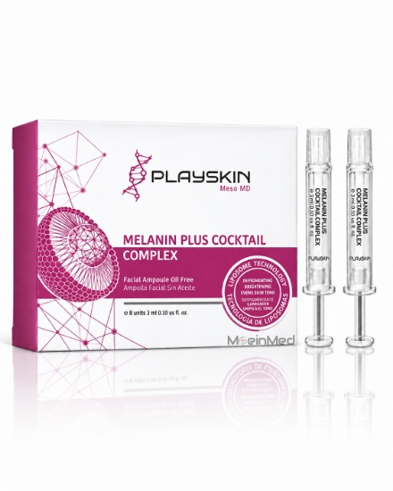 تصویر  پلی اسکین کوکتل ملانین پلاس ضدلک Liposome Technology Melanin Plus Cocktail Complex 1*3ml