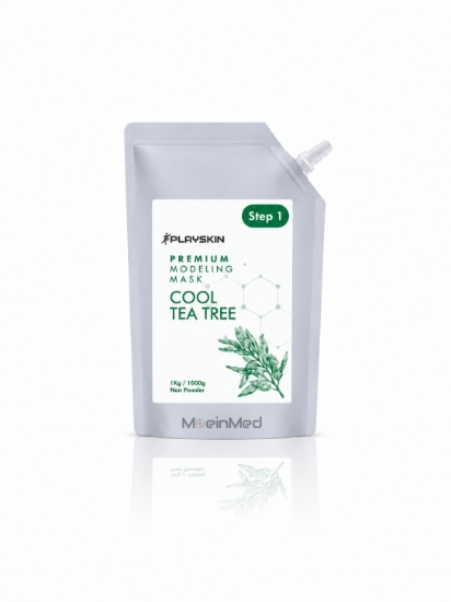 تصویر  پلی اسکین ماسک درخت چای خنک کننده پوست چرب Premum Mask Cool Tea Tree 1000gr