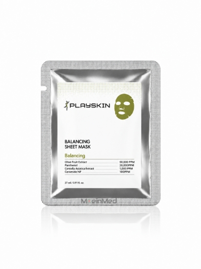 تصویر  پلی اسکین شیت ماسک درمانی کالمینگ و ضدالتهاب و سوتینگ Sheet Mask Ecto Calming 1pcs