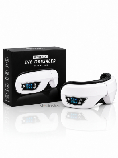 تصویر  دستگاه ماساژور عينکي چشم اي ماساژ مشکي Eyeglass Massager Black Massage