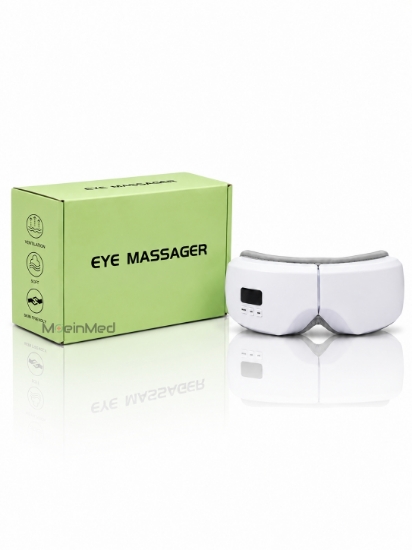 تصویر  دستگاه ماساژور عينکي چشم اي ماساژ سبز Eyeglass Massager Green Massage